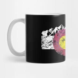 Colorado Flag Mountains Mug